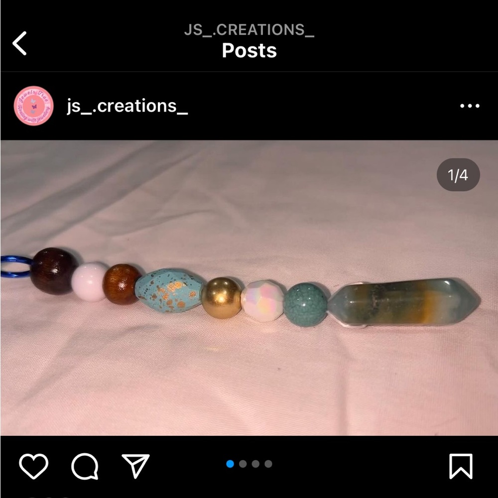 Enchanting keychain handmade